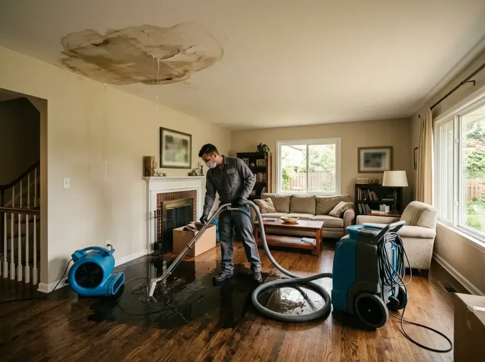 attic-pipe-burst-ceiling-drip-008 — frequently asked questions, Water Damage Restoration & Carpet Care in Big Bear Lake, CA